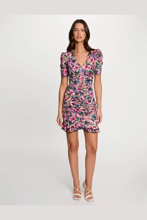 Morgan Robe courte ajustée imprimée femme