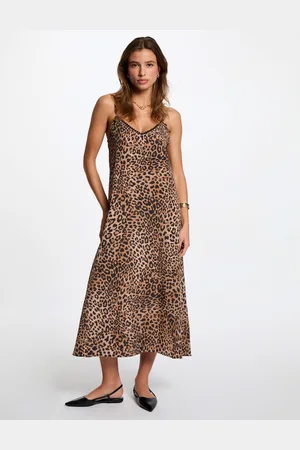 Morgan Robe midi droite imprimée femme