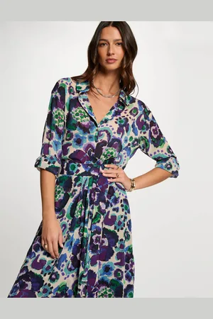 Morgan Chemise droite imprimée femme