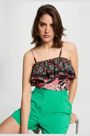 Morgan Top imprimé volants femme
