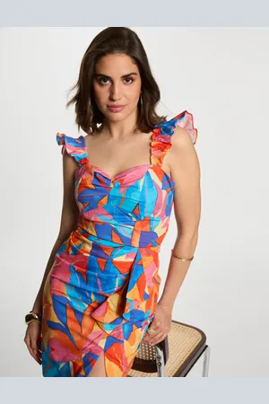 Morgan Top imprimé volants femme