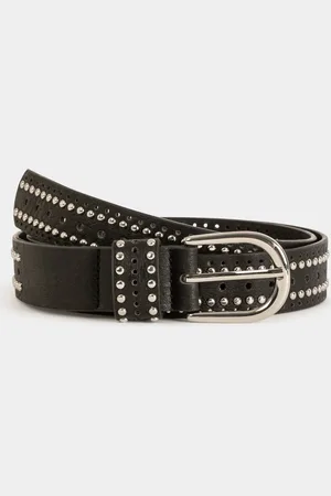 Morgan Ceinture avec clous et perforations femme