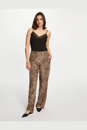 Morgan Pantalon large imprimé femme