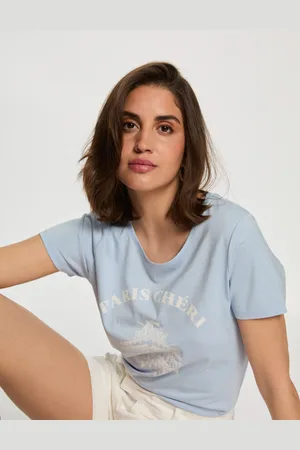 Morgan T-shirt à inscription femme