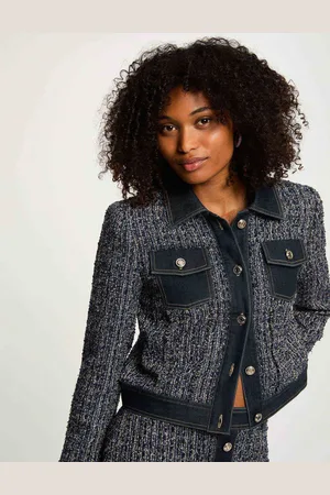 Doudoune Courte Veste Galerie Lafayette Femme Noire Mango Veste