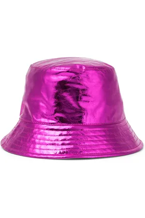 Isabel Marant Chapeau bob Haley en cuir métallisé