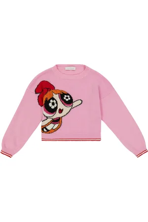 MONNALISA Pull brodé en laine