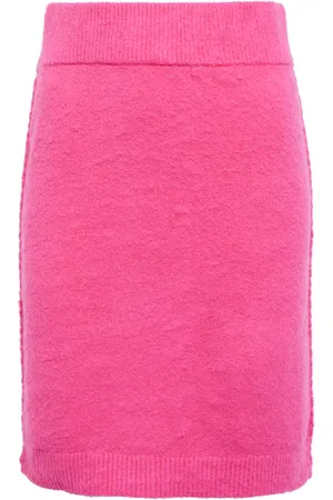 Helmut Lang Jupe crayon en coton mélangé