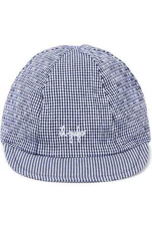 Il gufo Bébé – Casquette en coton mélangé à carreaux