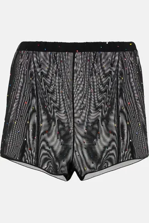 Oseree Oséree Short en tulle à ornements