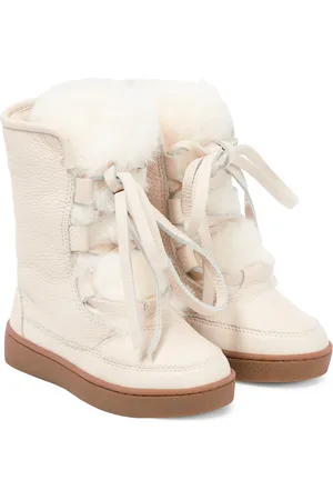Donsje Bottes Sonny en cuir et shearling