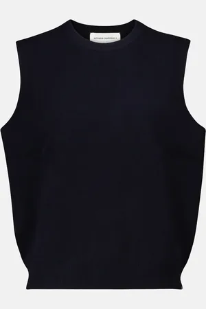 EXTREME CASHMERE Pull sans manches N°156 Be Now en cachemire mélangé