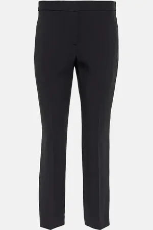 Alexander McQueen Pantalon slim en crêpe