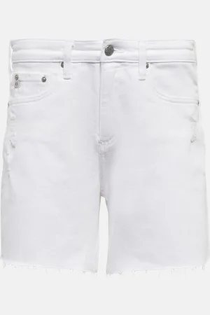 AG Jeans Short en jean Ex-Boyfriend à taille mi-haute