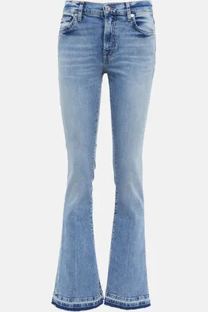 7 for all Mankind Jean Bootcut Tailorless à taille mi-haute