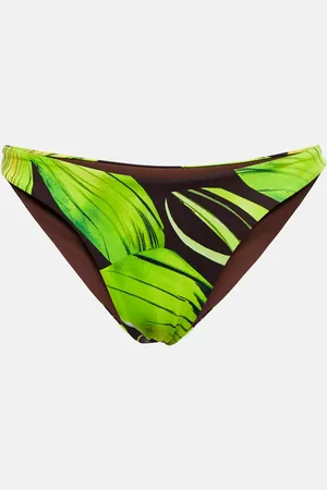 Louisa Ballou Culotte de bikini Scoop imprimée