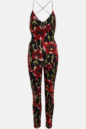 Norma Kamali Combi-pantalon imprimée