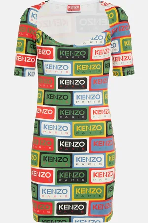 Kenzo Robe imprimée à logo