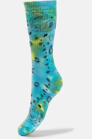 Alanui Chaussettes Bandana en coton mélangé