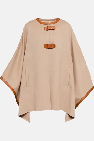 Loro Piana Cape Kirna en cachemire et cuir