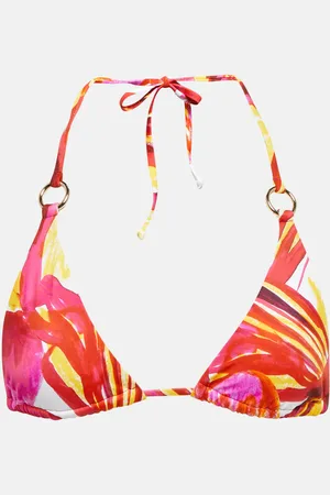 Louisa Ballou Haut de bikini Mini Ring imprimé
