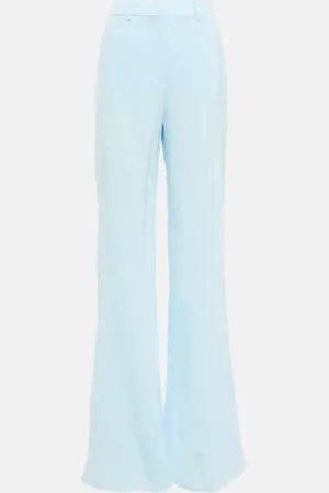 Sportmax Pantalon flare à taille haute