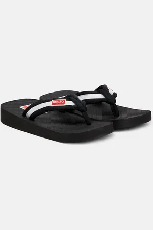 Kenzo Tongs rayées à logo
