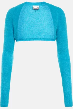 Ganni Cardigan en alpaga et laine mélangés