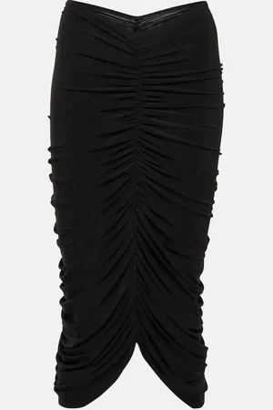 Norma Kamali Jupe midi à taille haute