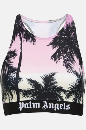 Palm Angels Brassière de sport Pink Sunset à logo