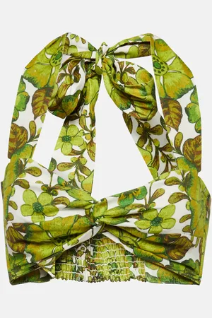 ALÉMAIS Alémais Brassière Wallis en lin à fleurs