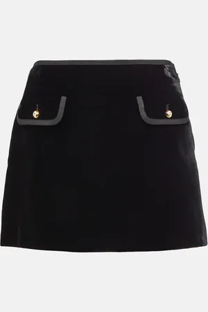 Miu Miu Mini-jupe en velours