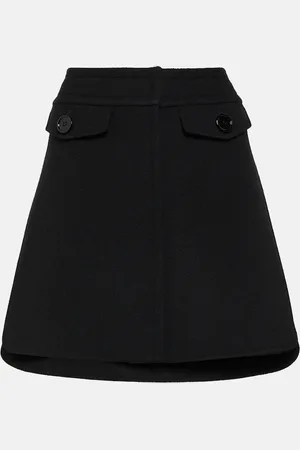 Max Mara Mini-jupe Marta en laine vierge