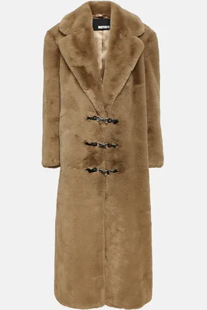 ROTATE Manteau en fourrure synthétique