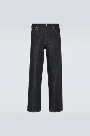 Jil Sander Jean droit à taille haute