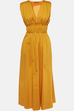 Altuzarra Robe midi Fiona en coton mélangé