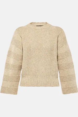 Loro Piana Pull Mashu rayé en cachemire