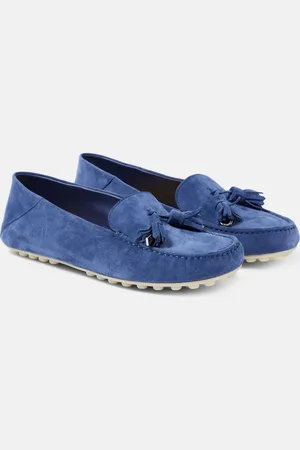 Loro Piana Mocassins en daim