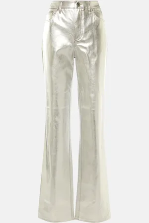 Staud Pantalon Chisel en cuir synthétique