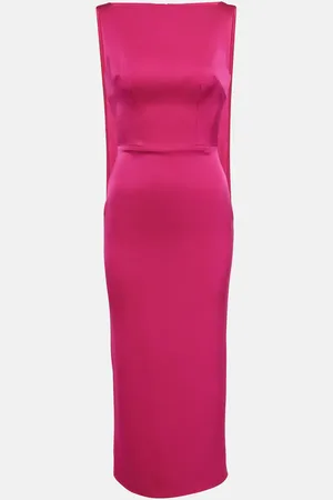 ALEX PERRY Robe midi en crêpe de satin