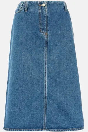 MAGDA BUTRYM Jupe midi en jean