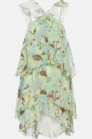 Stella McCartney Robe imprimée en soie