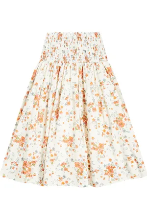 Petite Amalie Jupe en coton à fleurs