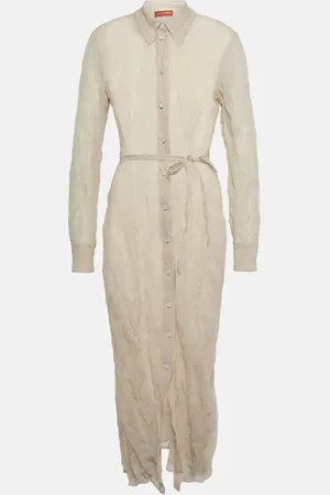 Altuzarra Robe chemise Agnes en coton et soie