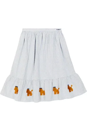 Tiny Cottons Jupe Tiny Poodle en coton à carreaux
