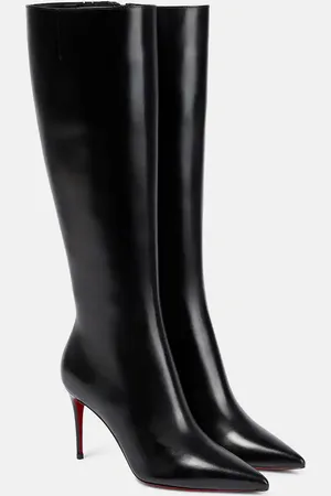 Christian Louboutin Bottes Kate Botta 85 en cuir