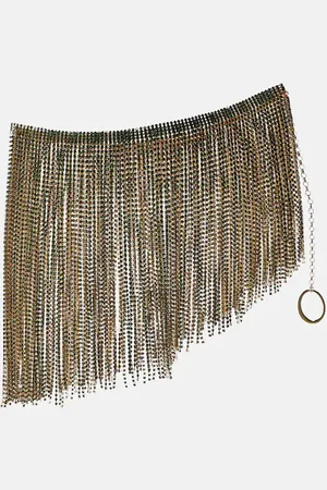 Oseree Oséree Mini-jupe asymétrique à ornements