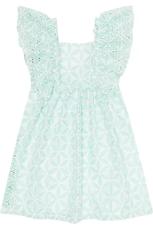 Tartine Et Chocolat Robe en coton à broderies anglaises