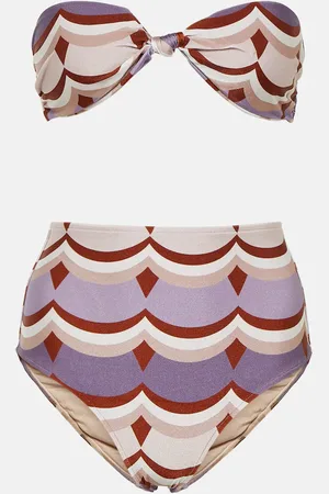 Adriana Degreas Bikini Vintage Waves imprimé