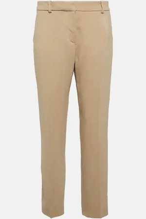 Joseph Pantalon droit raccourci en crêpe